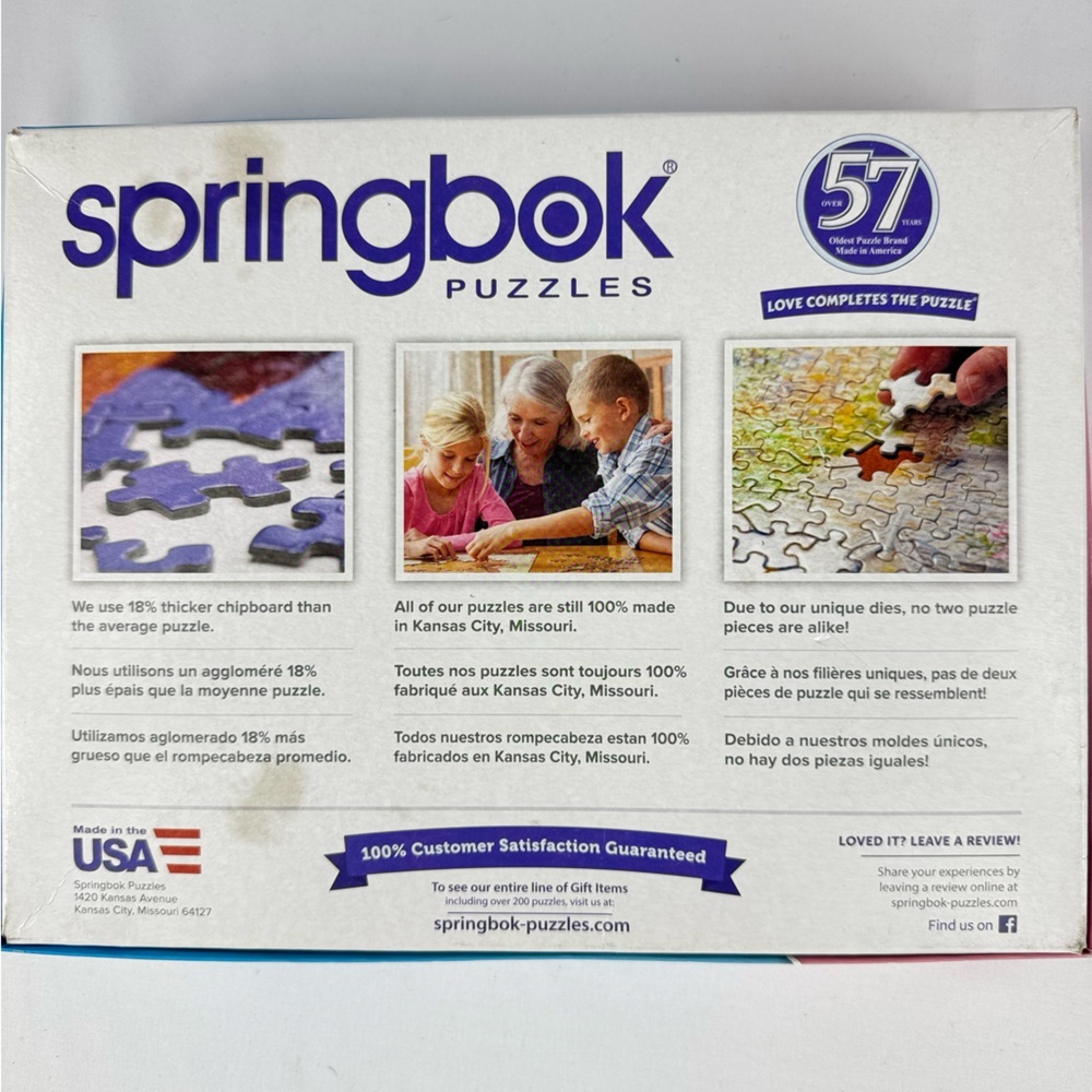 Springbok “Cookie Tins” 500 Piece Puzzle - Picture 4 of 4